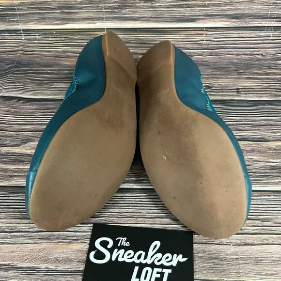 Cole Haan Elbridge Ballet Flats Women's Blue Slip On Shoes - Picture 6 of 8